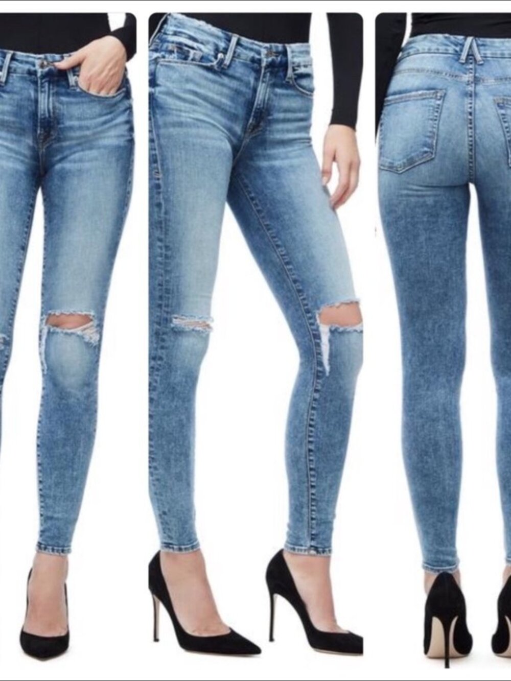 Good American Good Legs Crop RN 151301 Jeans